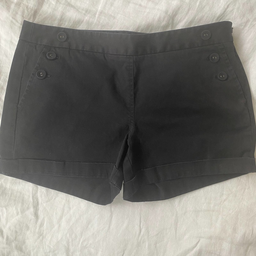 J Crew Stretch City Fit Shorts Black 8